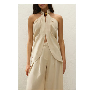 Faithfull the Brand - Top de lino Biba | Panna Cotta