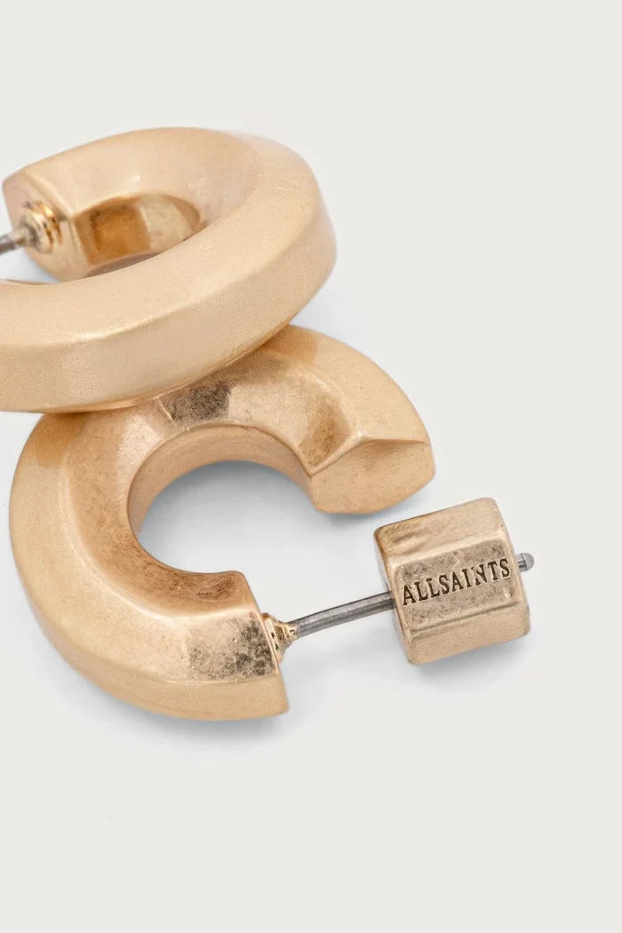 Pendientes metálicos AllSaints para mujer