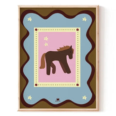 Ma petite vie - "The Horse" Poster | Kahverengi