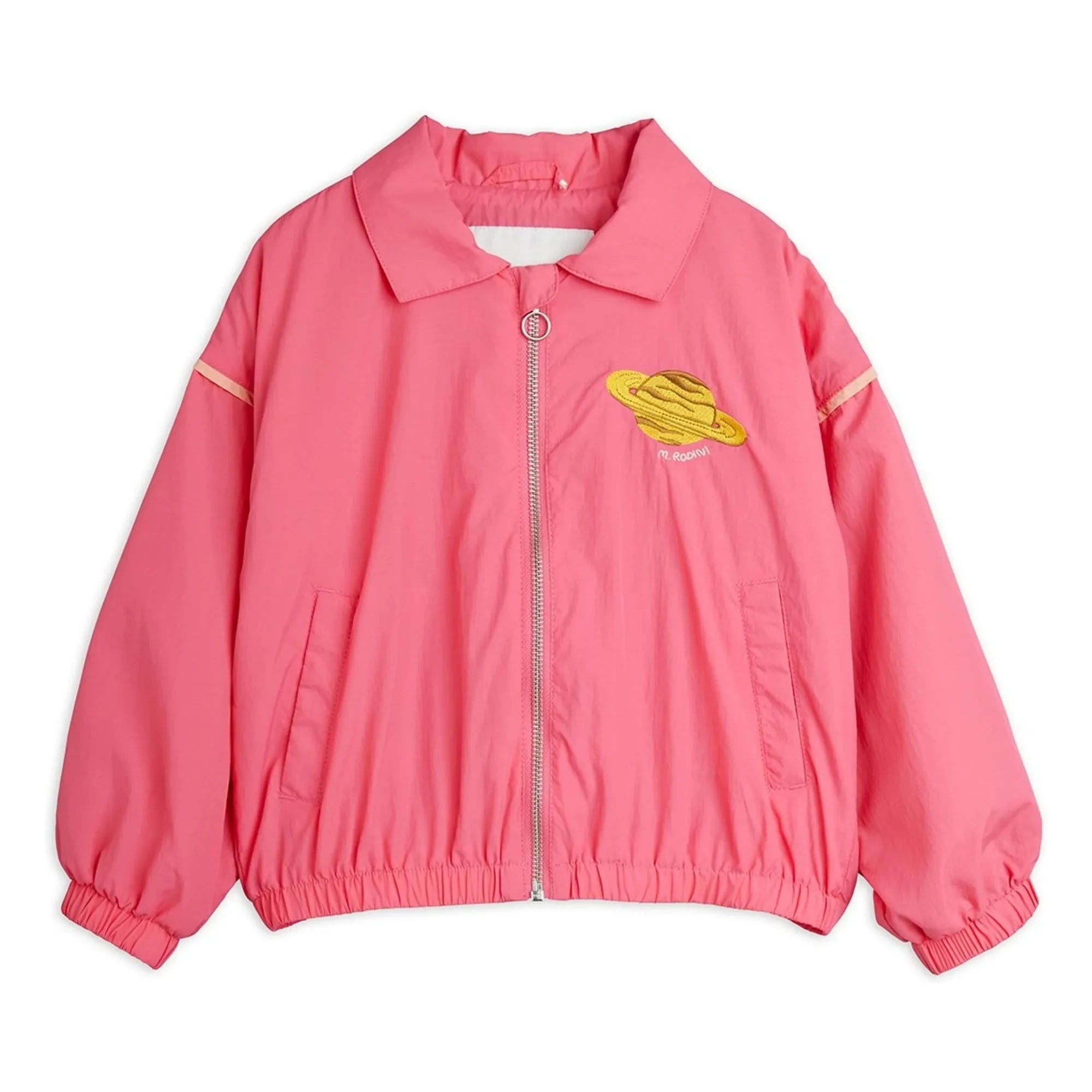 Mini Rodini - Chaqueta bomber de fibra reciclada Planet | Rosa