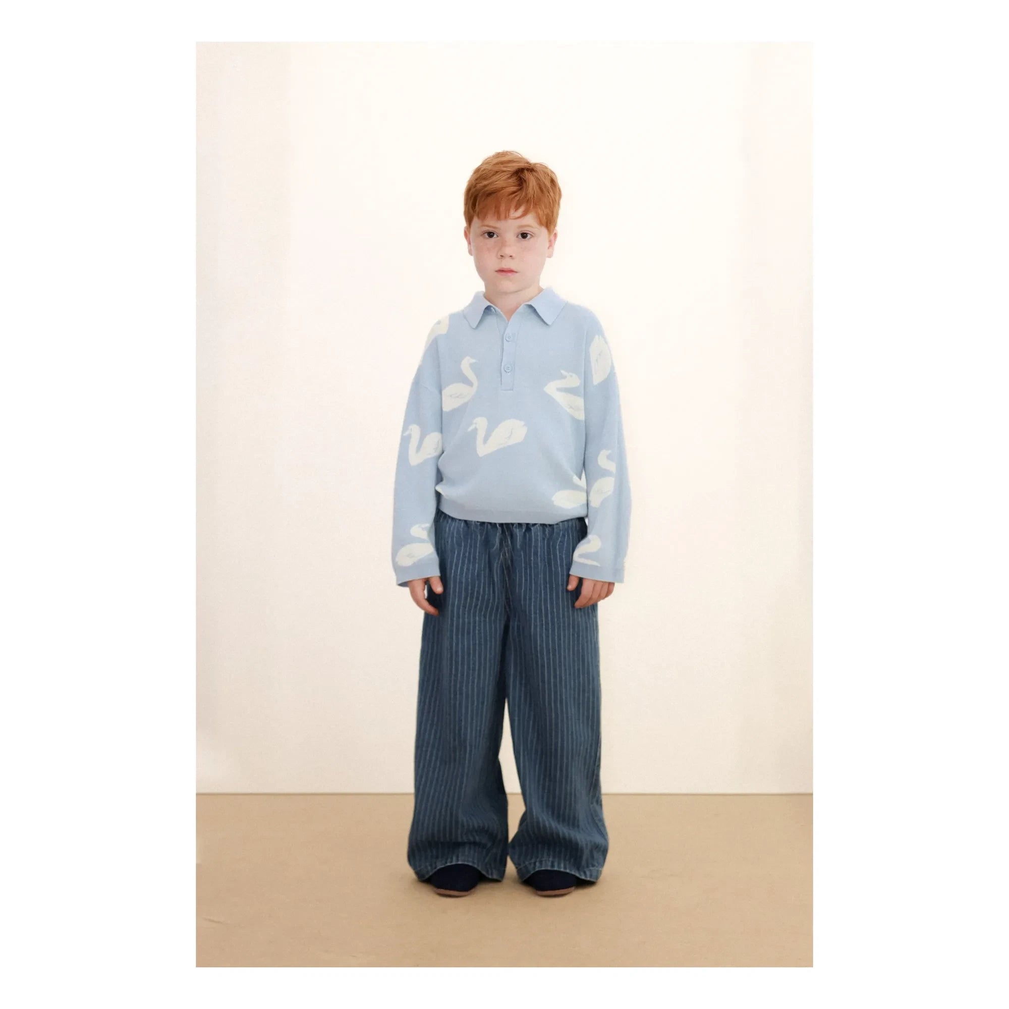 Tinycottons - Jeans a rayas anchas | Azul