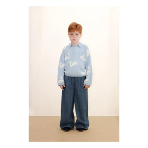 Tinycottons - Jeans a rayas anchas | Azul
