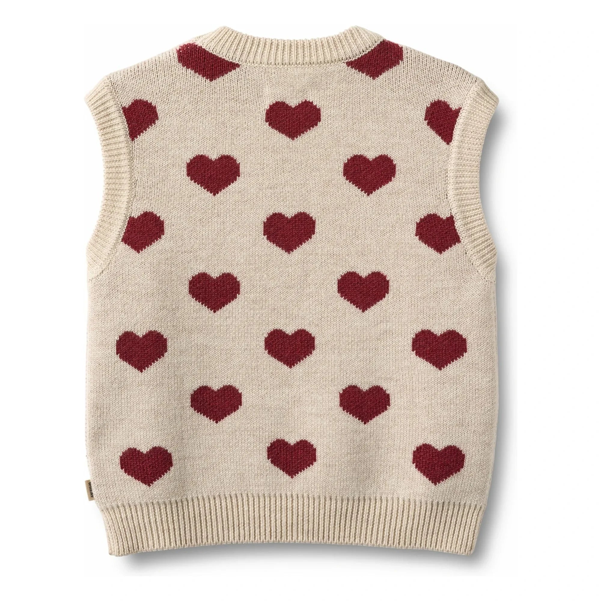 Wheat - Gaby Jersey de Merino Jacquard | Beige