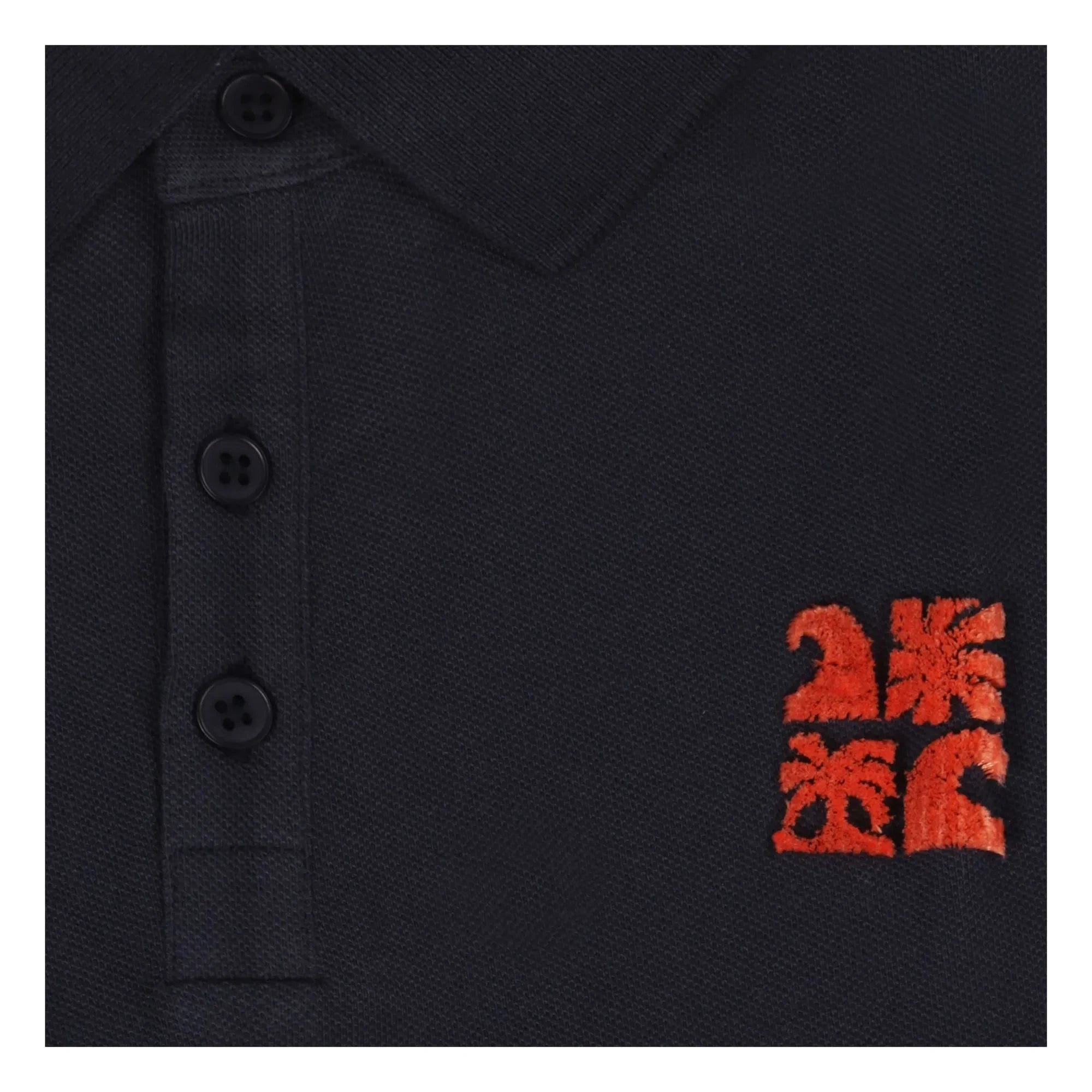 Tumble N'Dry - Polo Loix Algodón orgánico | Azul oscuro