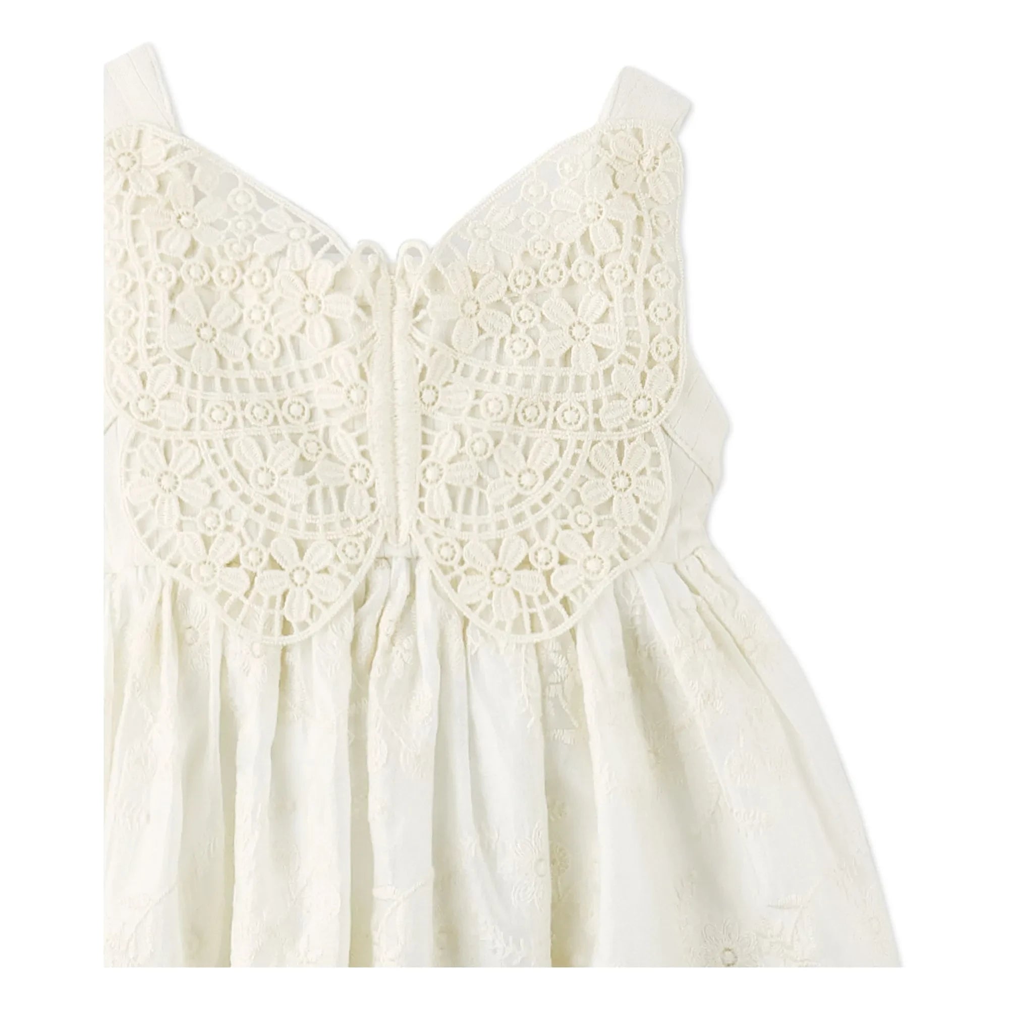 Gingersnaps - Vestido bordado Gabrielle | Blanco
