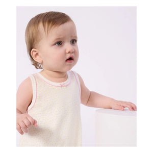 Petit Bateau - Pijama de lunares | Blanco