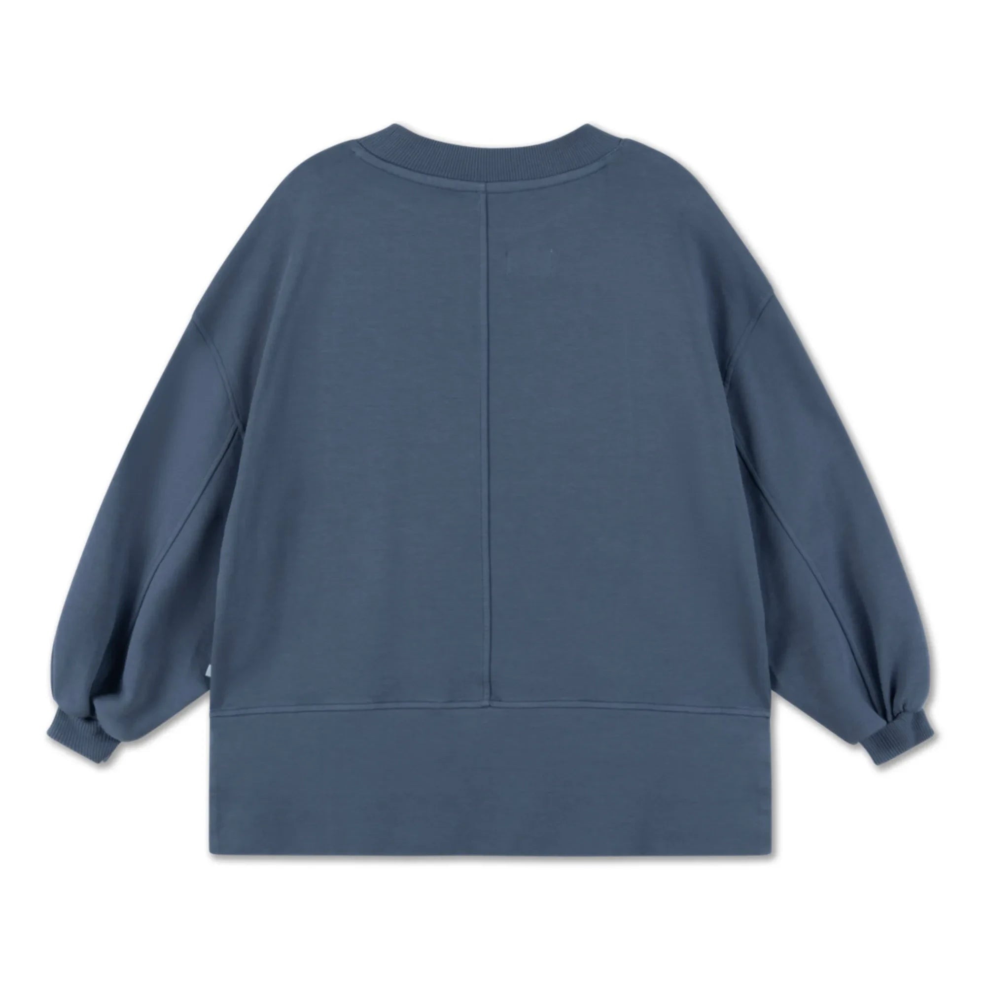 Repose AMS - Sudadera de algodón orgánico en forma de caja | Gris carbón