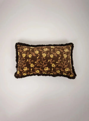 Olsson & Jensen - Funda de cojín Maribel de terciopelo | Chocolate