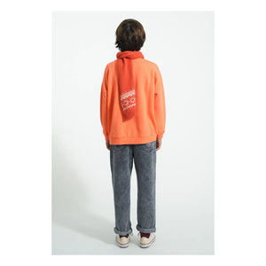 Piupiuchick - Sudadera musical de algodón orgánico | Naranja neón