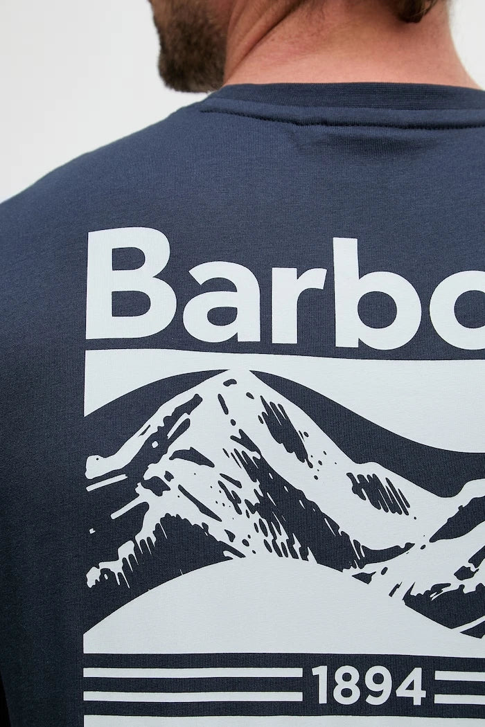 Camiseta de algodón para hombre Barbour Camber