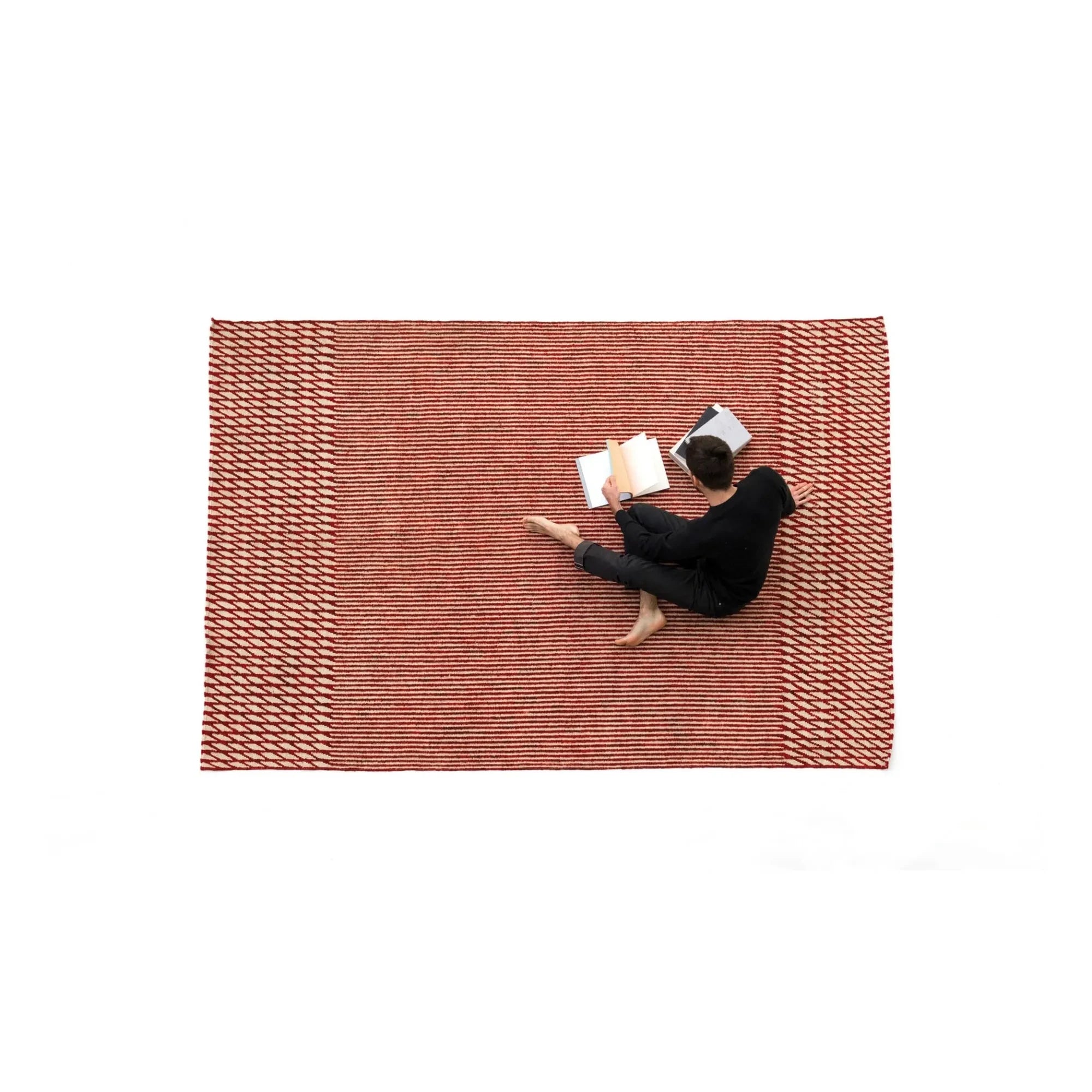 Nanimarquina - Alfombra Blur, Ronan & Erwan Bouroullec | Roja