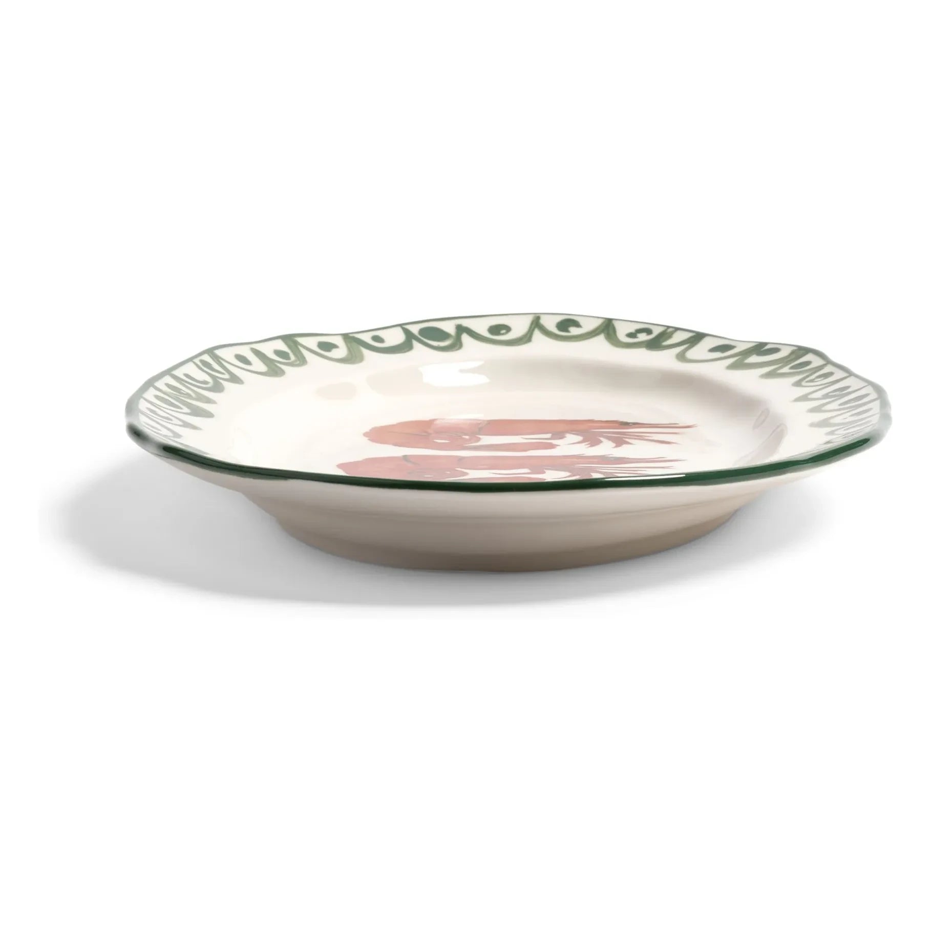 &Klevering - Plato de porcelana Sirena Camarón | Verde