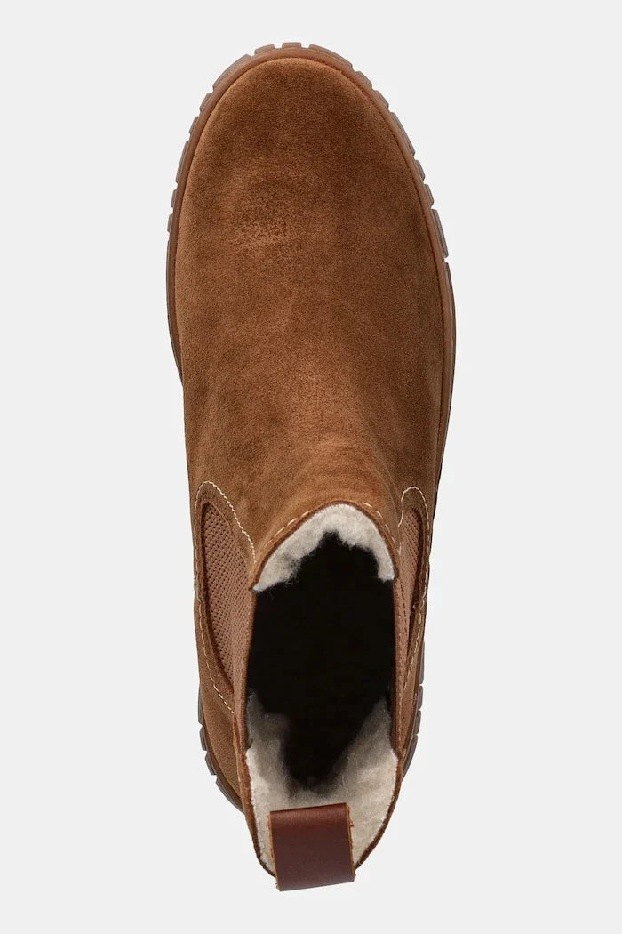 Botín Chelsea de ante Snowmont de Gant
