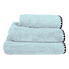 Haomy - Toalla de baño de algodón Issey | Azul claro