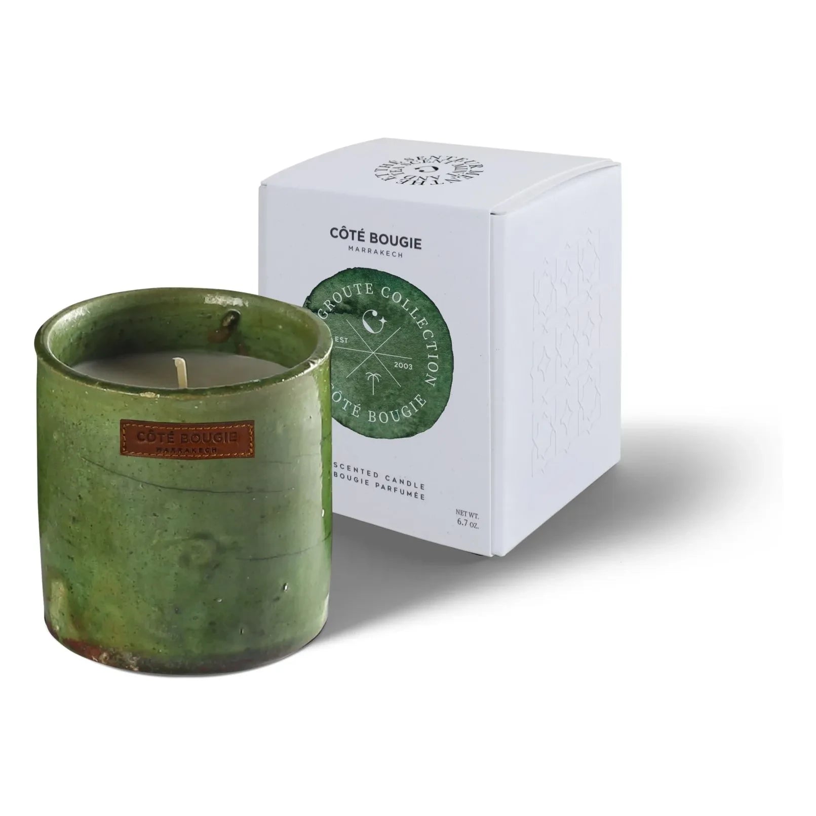 Côté Bougie - Bourgie Tamgroute Verde - Menta y Té
