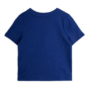 Mini Rodini - Camiseta de algodón orgánico Planet | Azul