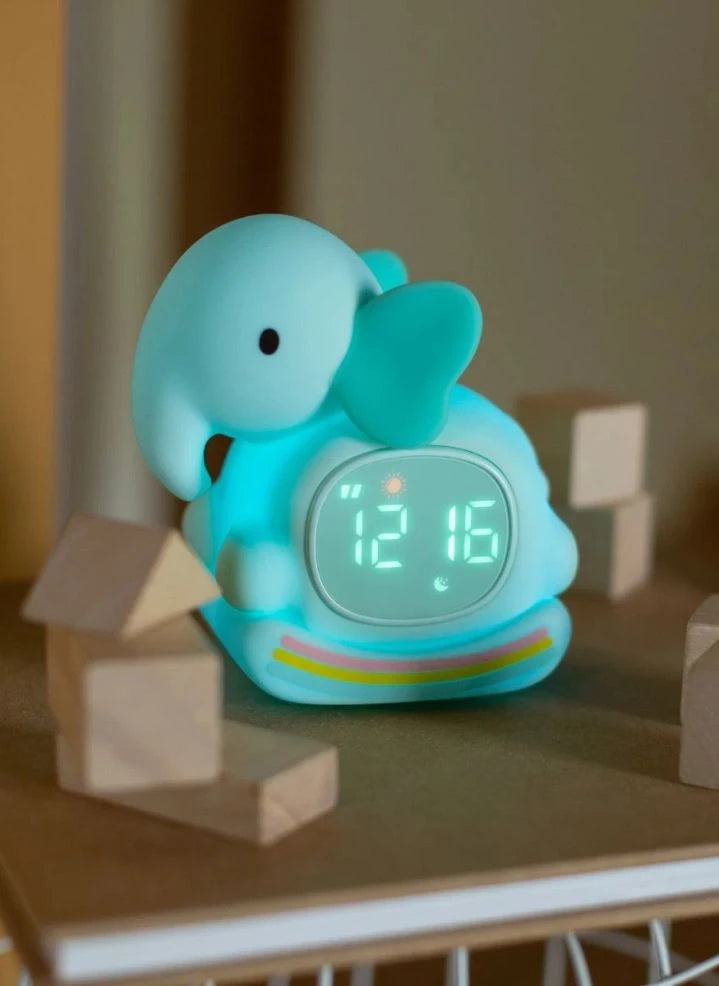 Mary's - Reloj Despertador y Lámpara Nocturna Filli | Verde Azul