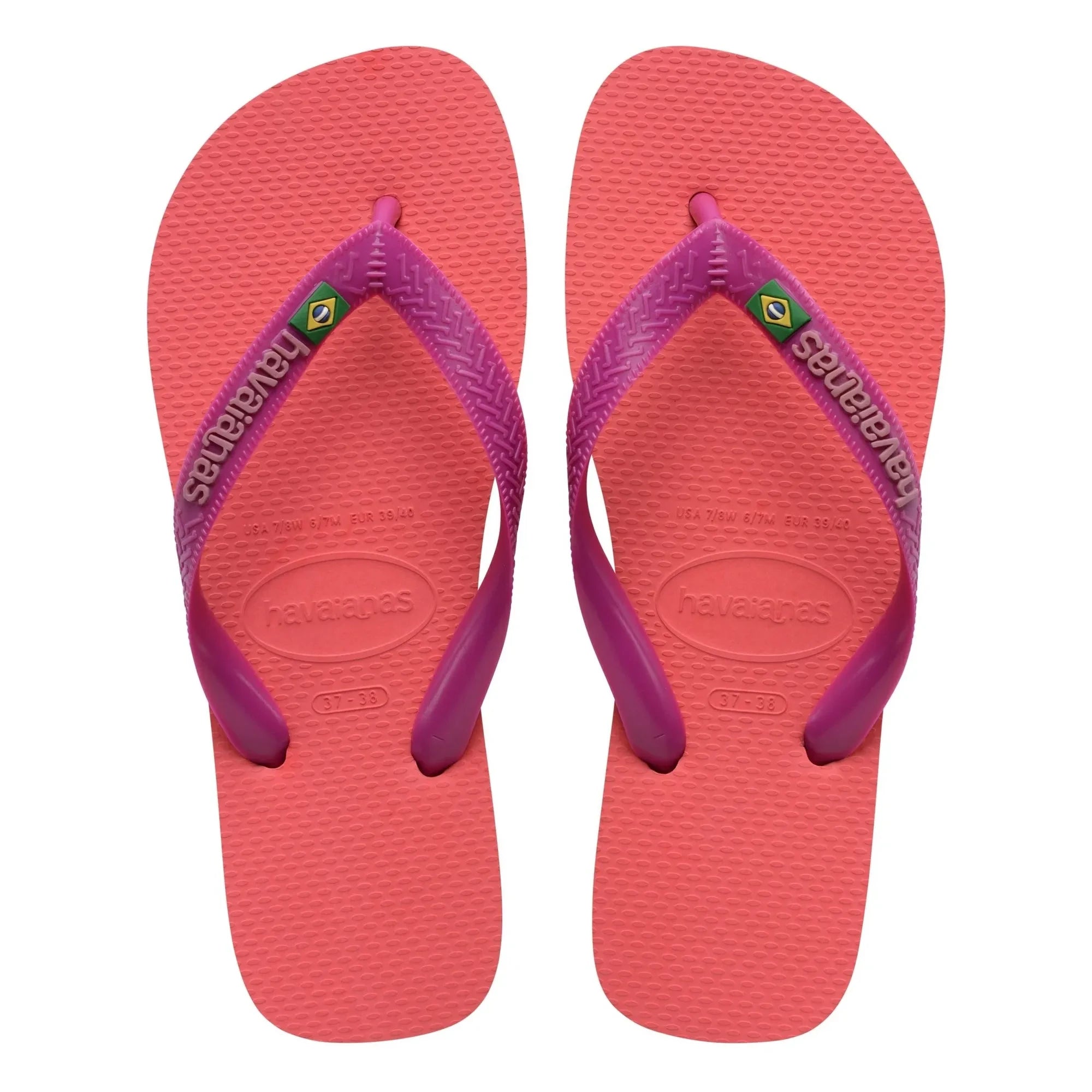 Havaianas - Chanclas Brasil Logo | Coral
