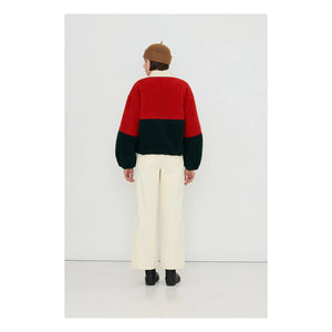 The Tiny Big Sister - Chaqueta Sherpa | Roja