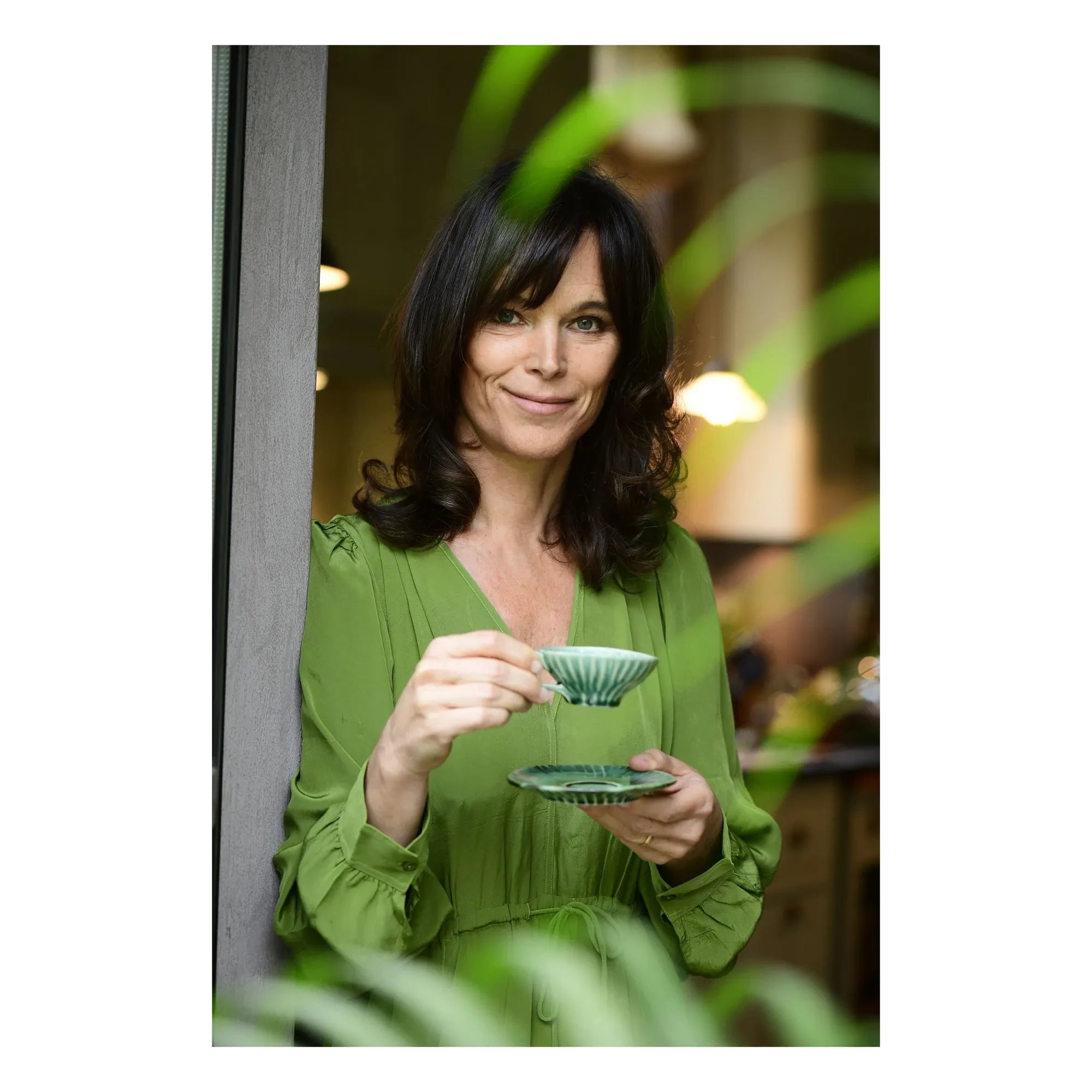 Serax - Tazas de café espresso Verde Lanza, Pascale Naessens - Set de 2 | Verde