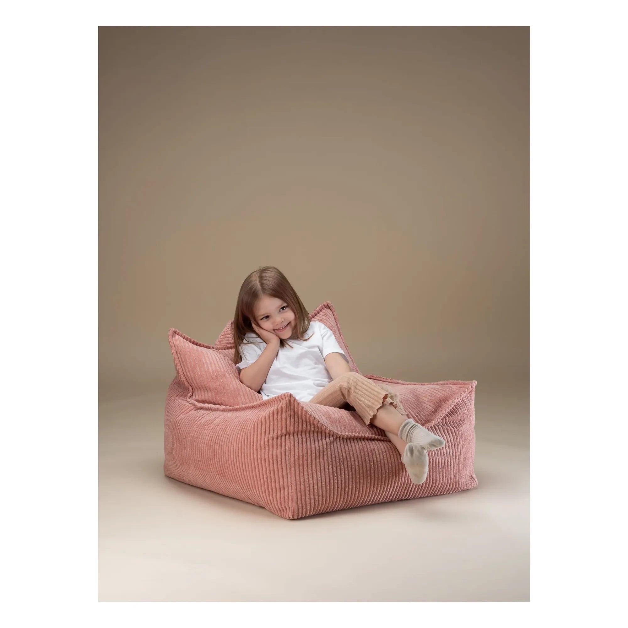 Wigiwama - Sillón de terciopelo | Rosa