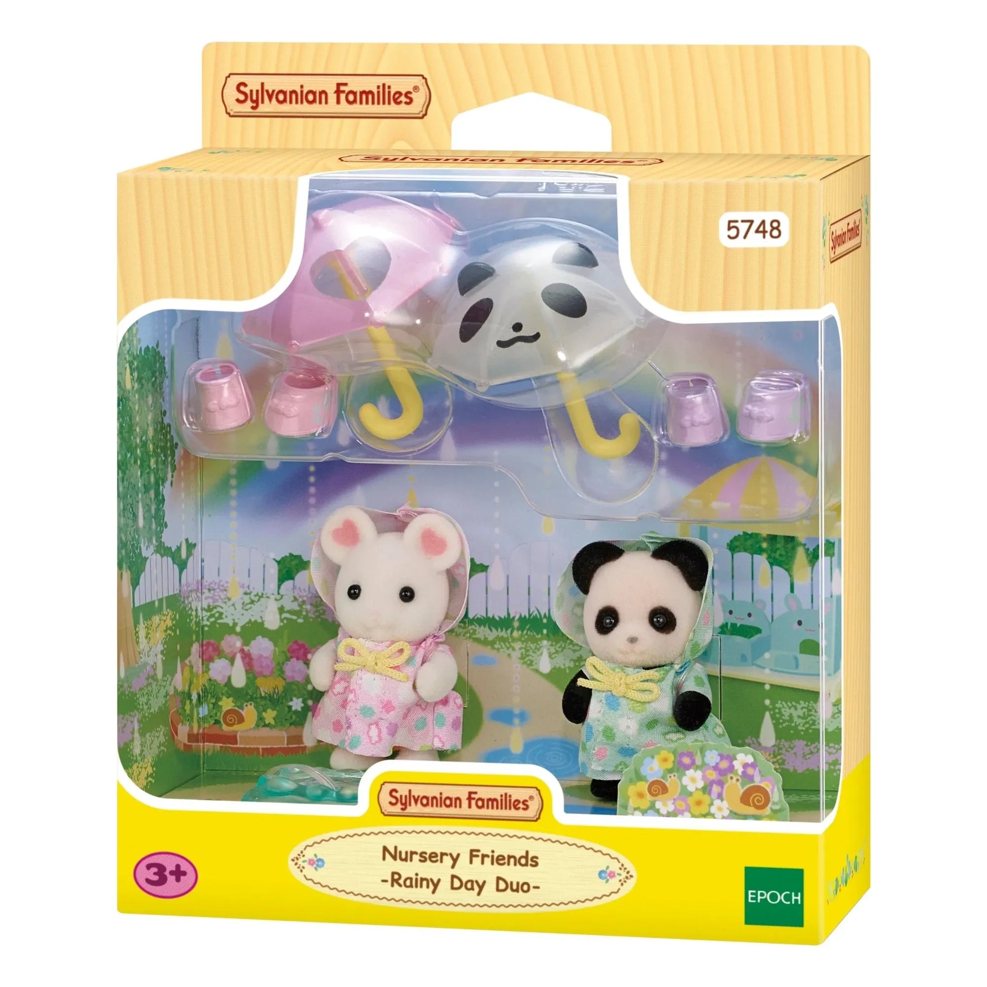 Sylvanian Families - Bebés con impermeable (pack de 2)