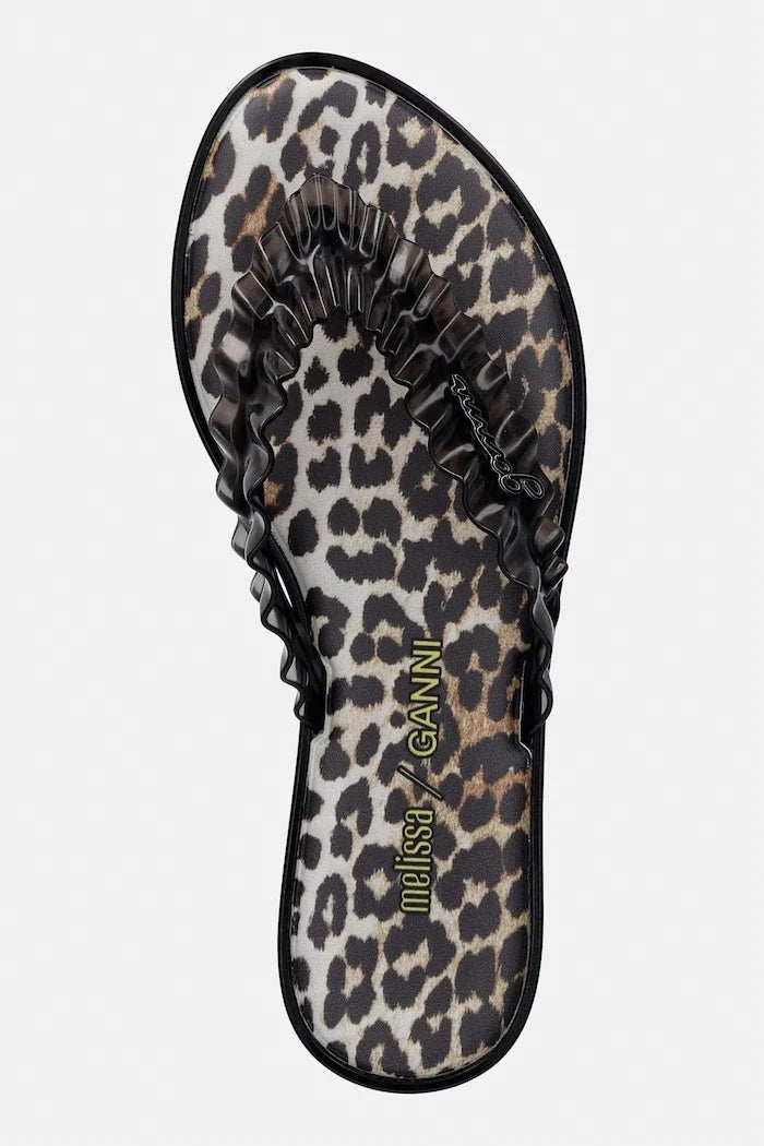 Melissa sandalia de mujer tipo chancla FLIP FLOP SLIM + GANNI AD