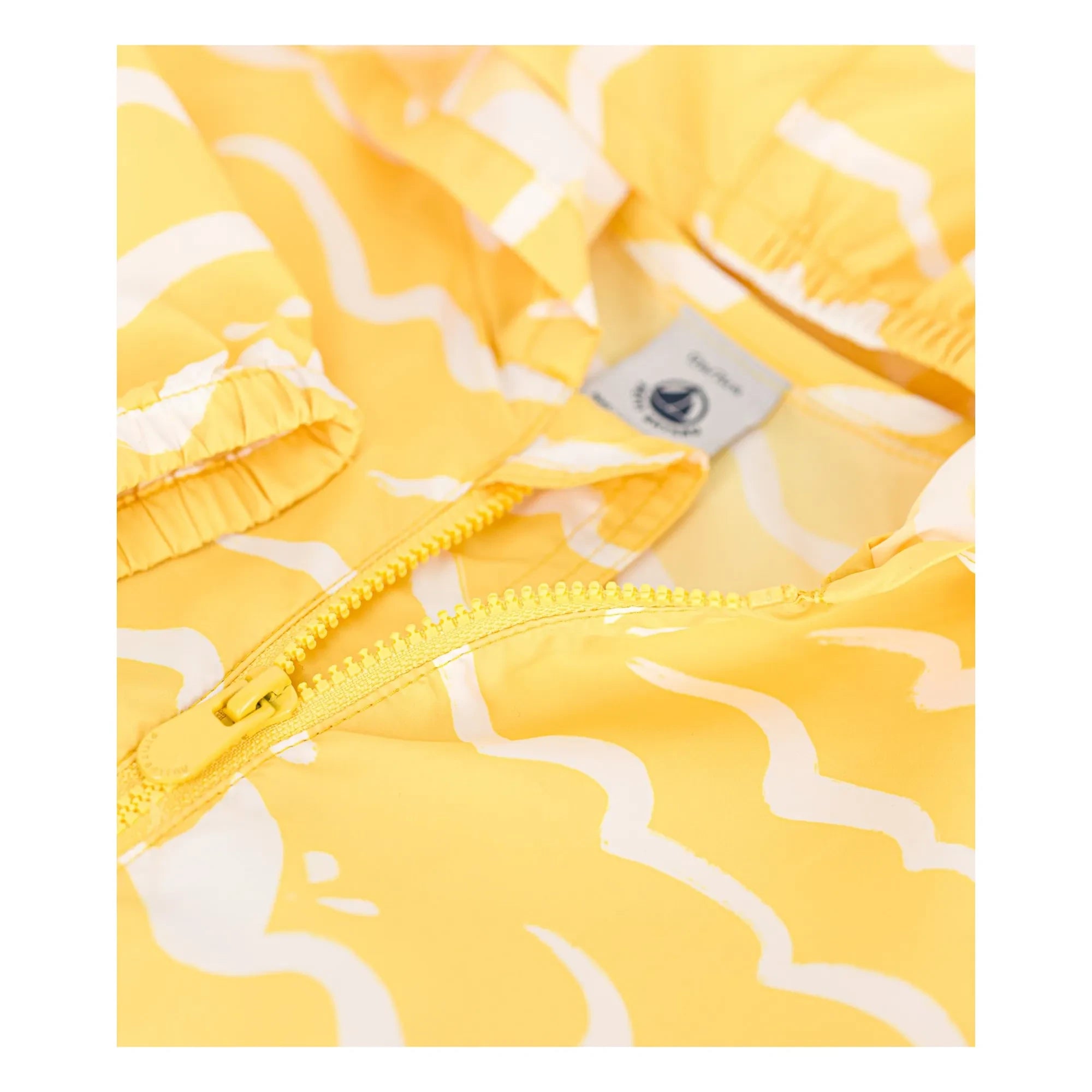 Petit Bateau - Chaqueta de fibra reciclada Barcelle | Mostaza