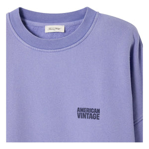 American Vintage - Sudadera de algodón Plizzy | Lavanda