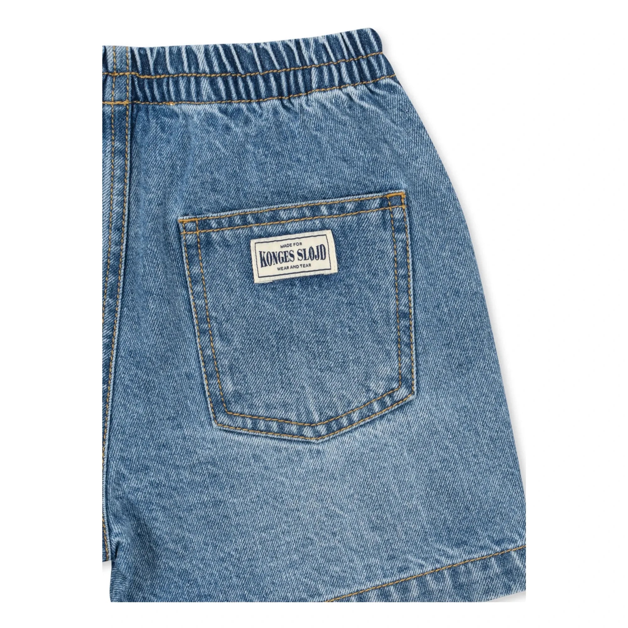Konges Sløjd - Pantalón corto vaquero de algodón orgánico Magot | Azul
