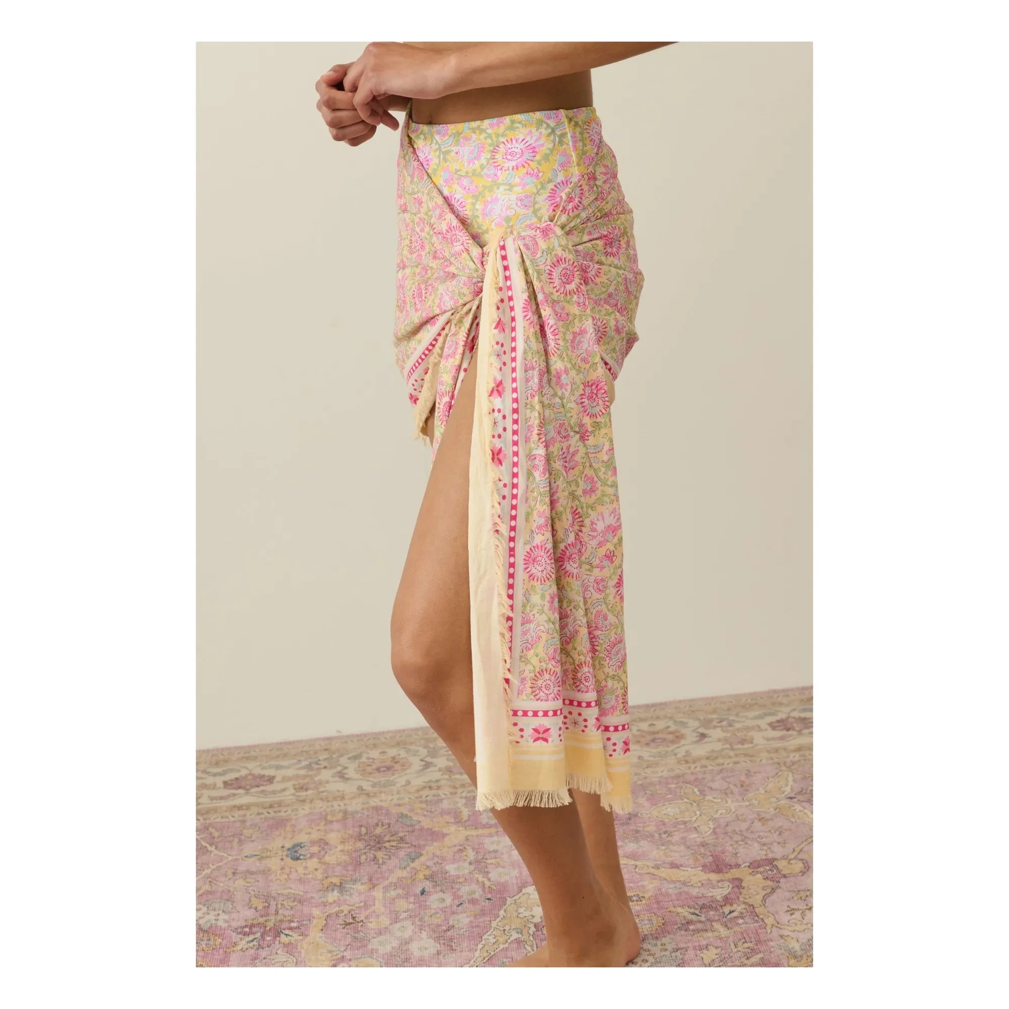 Louise Misha - Pañuelo de Playa - Colección de Mujer | Amarillo