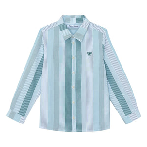 Tartine et Chocolat - Camisa de rayas de contraste | Agua verde