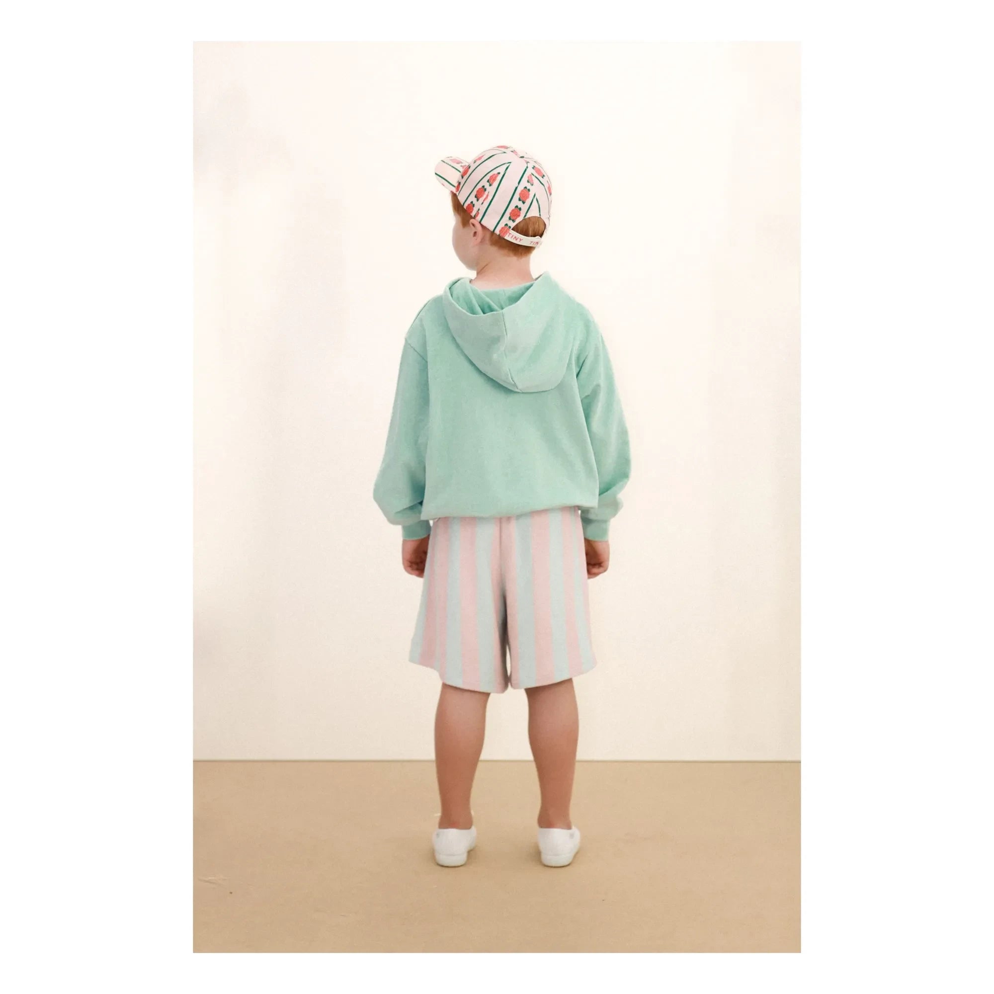 Tinycottons - Sudadera de algodón orgánico Good Friends | Turquesa