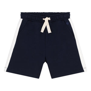 Petit Bateau - Bravo pantalón corto de algodón orgánico | Azul marino