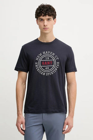 Camiseta de algodón para hombre Gant