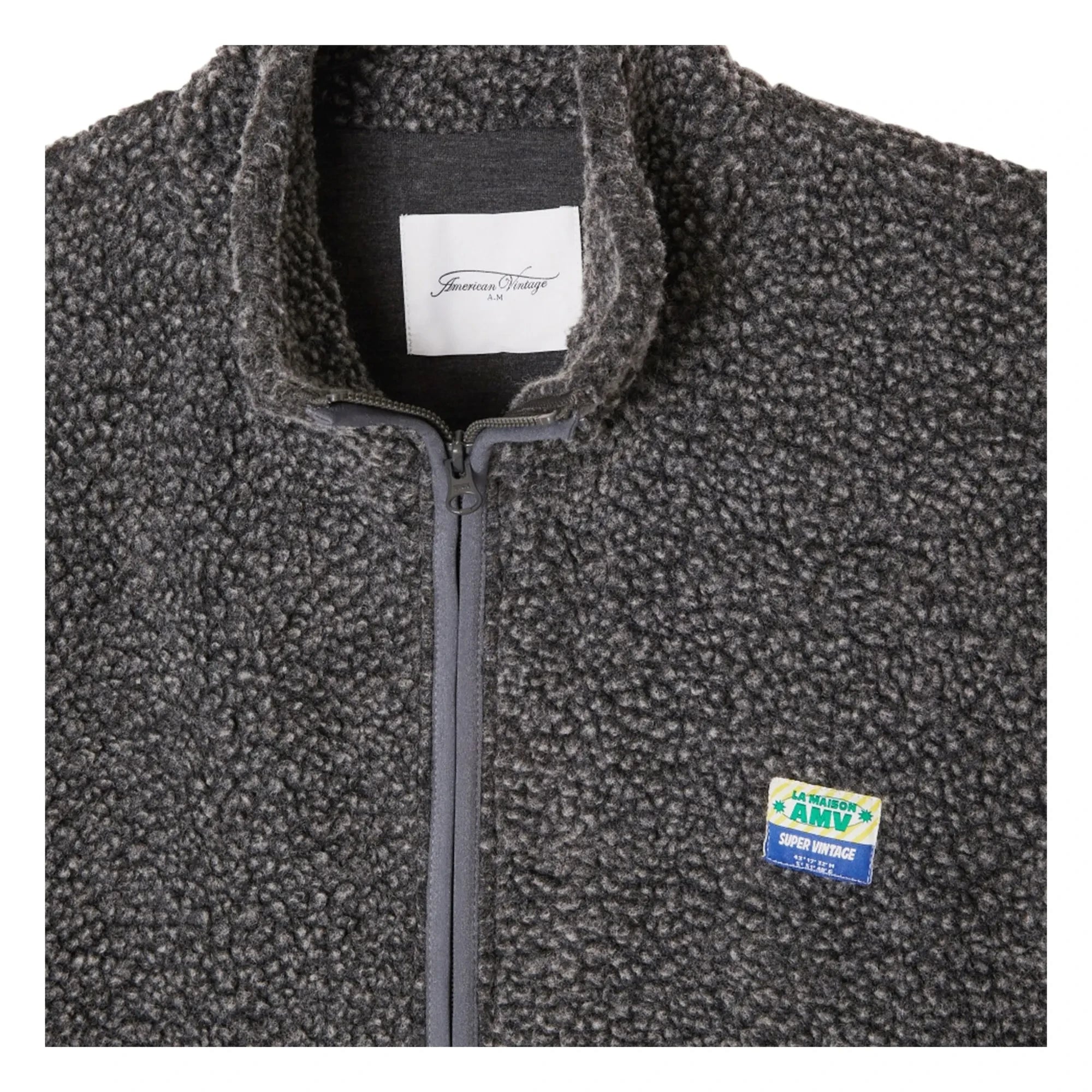 American Vintage - Chaqueta de fibras recicladas Hoktown | Gris antracita
