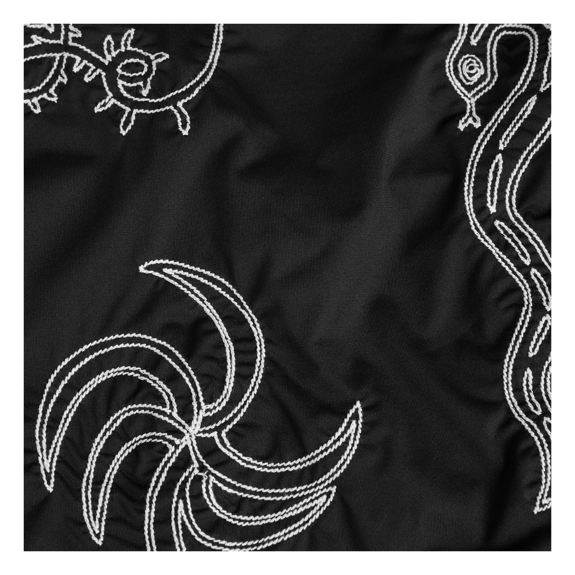 OAS - Traje de baño bordado Tuffo | Negro