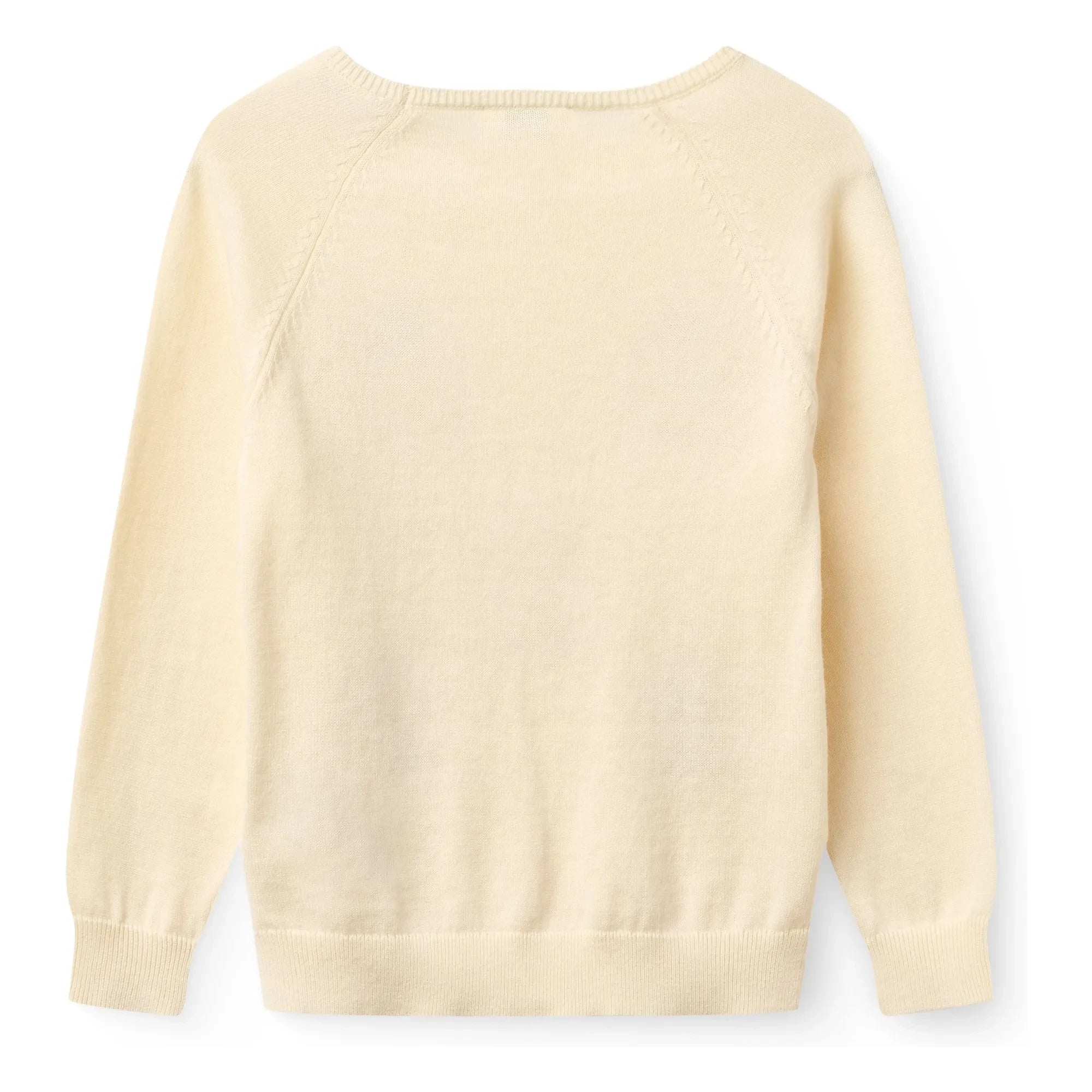 Copenhagen Colors - Sudadera de Algodón Orgánico Kangaroos | Crema