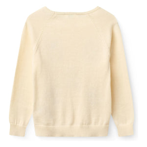 Copenhagen Colors - Sudadera de Algodón Orgánico Kangaroos | Crema