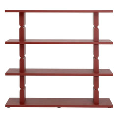 Nobodinoz - Estantería de madera pintada Noon | Rouge Brun
