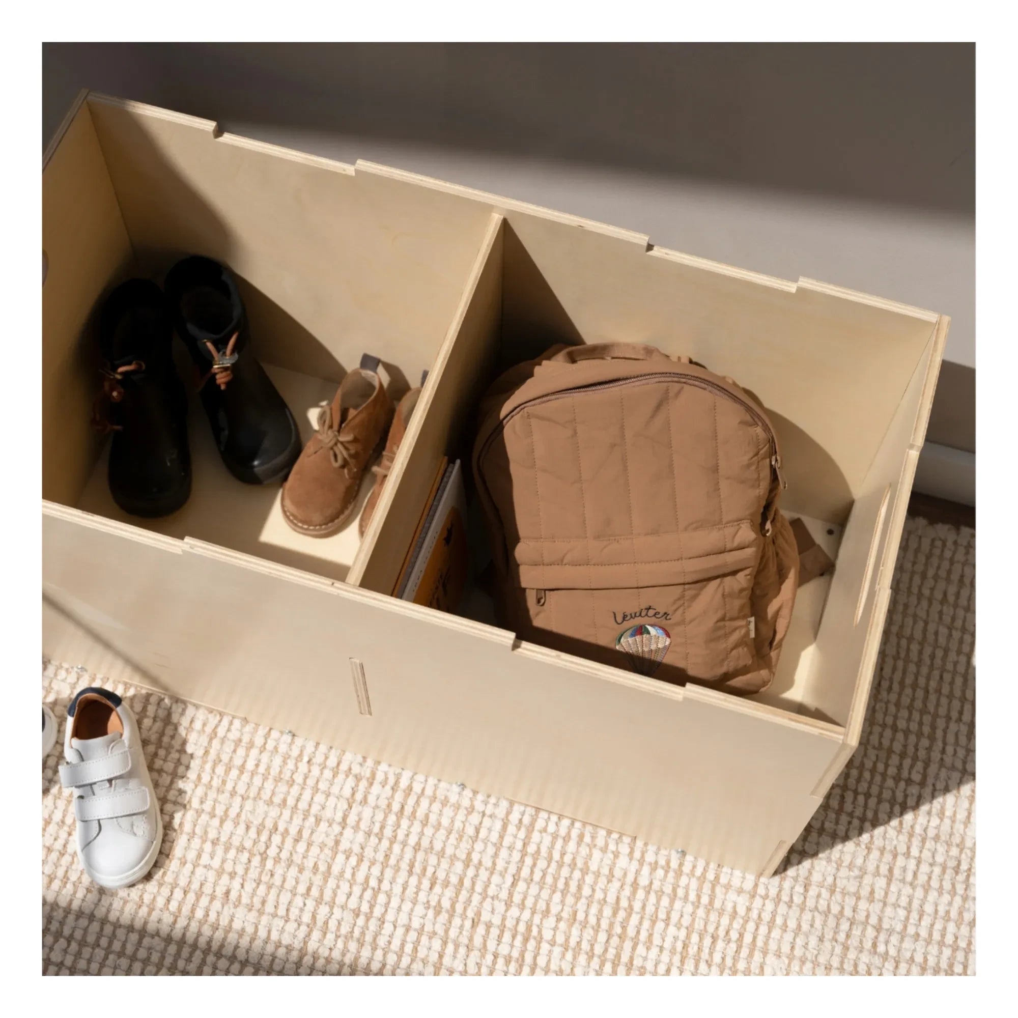 Nofred - Cubo de almacenamiento XL | Madera clara
