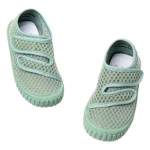 Grech & Co - Zapatillas de Fibra Reciclada Scratch Play | Verde pálido