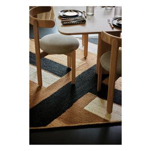 Gabrielle Paris - Silla de madera Leylak, asiento de lino | Crema