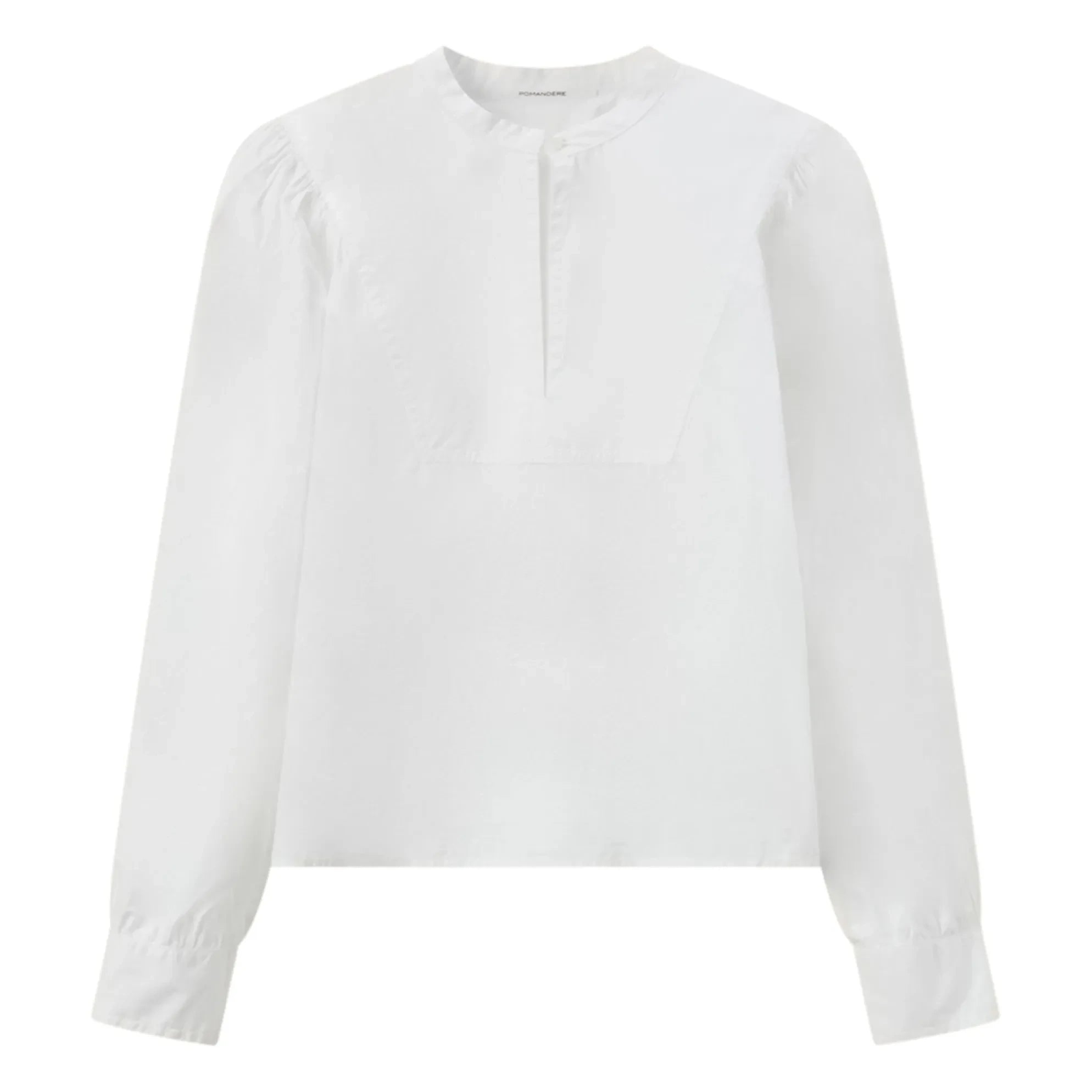Pomandère - Blusa de popelina de algodón | Blanco