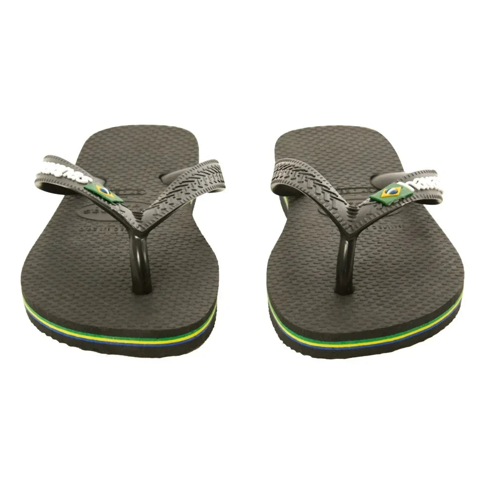 Havaianas - Chanclas Logo Brasil | Negro