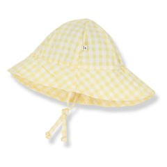1+ in the family - Sombrero Egas Vichy Seersucker | Amarillo pálido