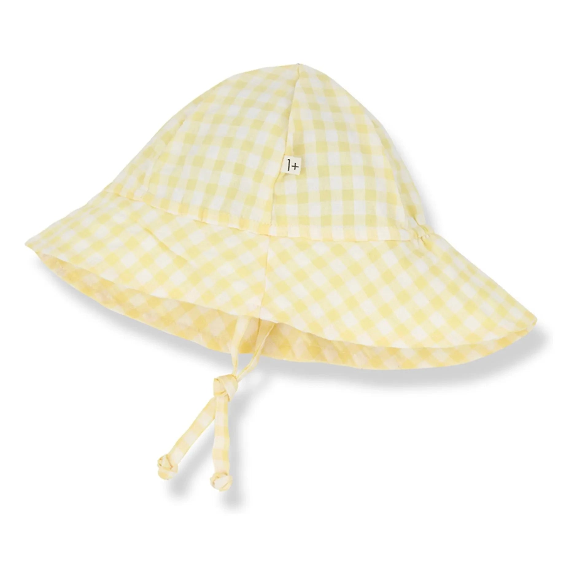 1+ in the family - Sombrero Egas Vichy Seersucker | Amarillo pálido