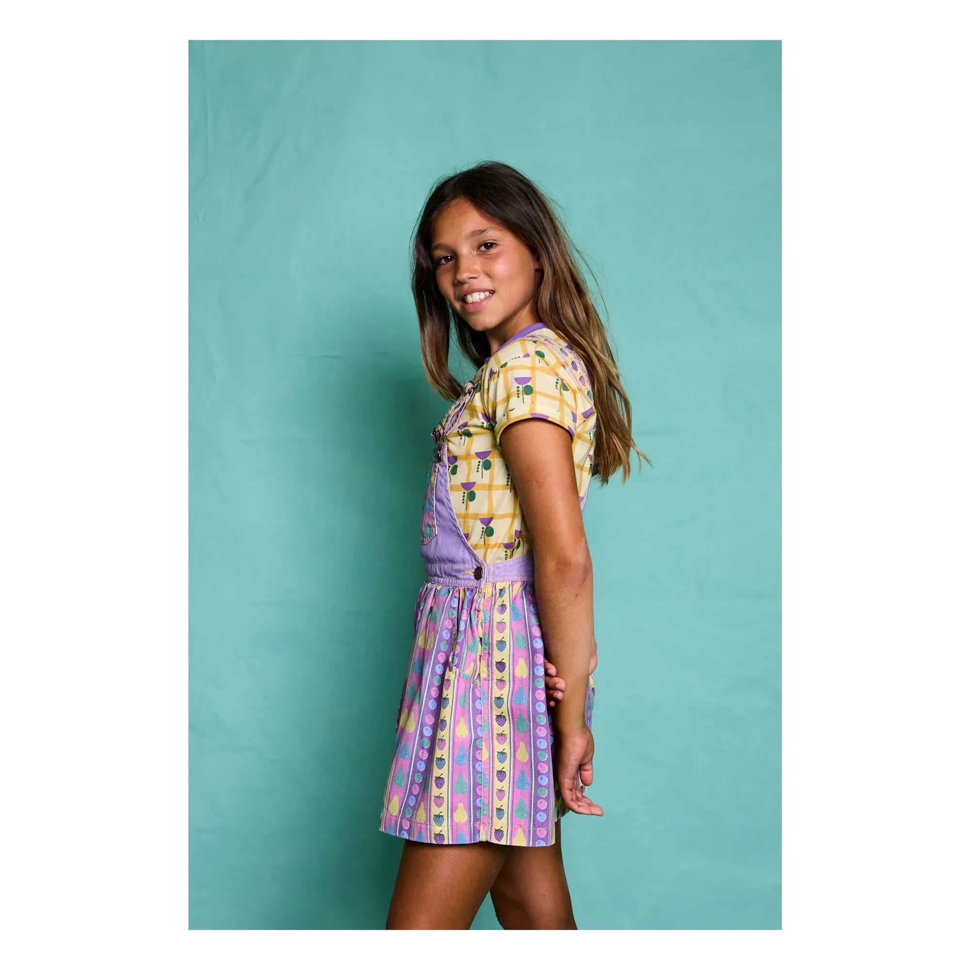 Favorite People - Vestido Peto Panna Cotta Fruits | Morado