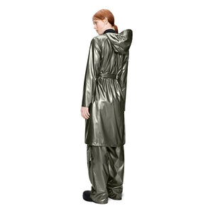 Rains - Abrigo Largo A-Line W3 | Gris carbón