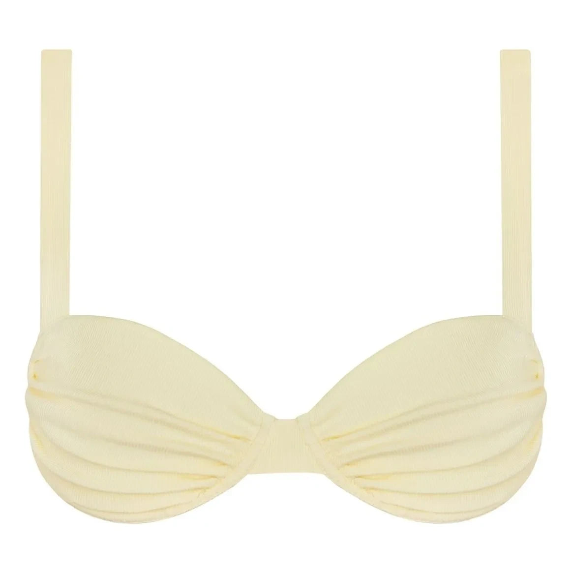 Belamer - Parte de arriba de bikini Aless Mayo | Amarillo pálido